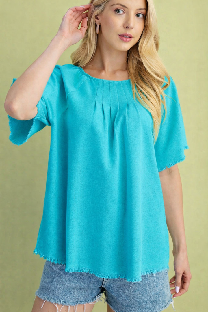 Sassy Linen Top