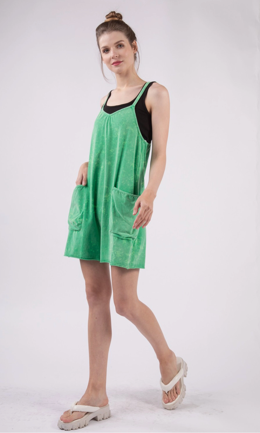 Green Means Go Romper