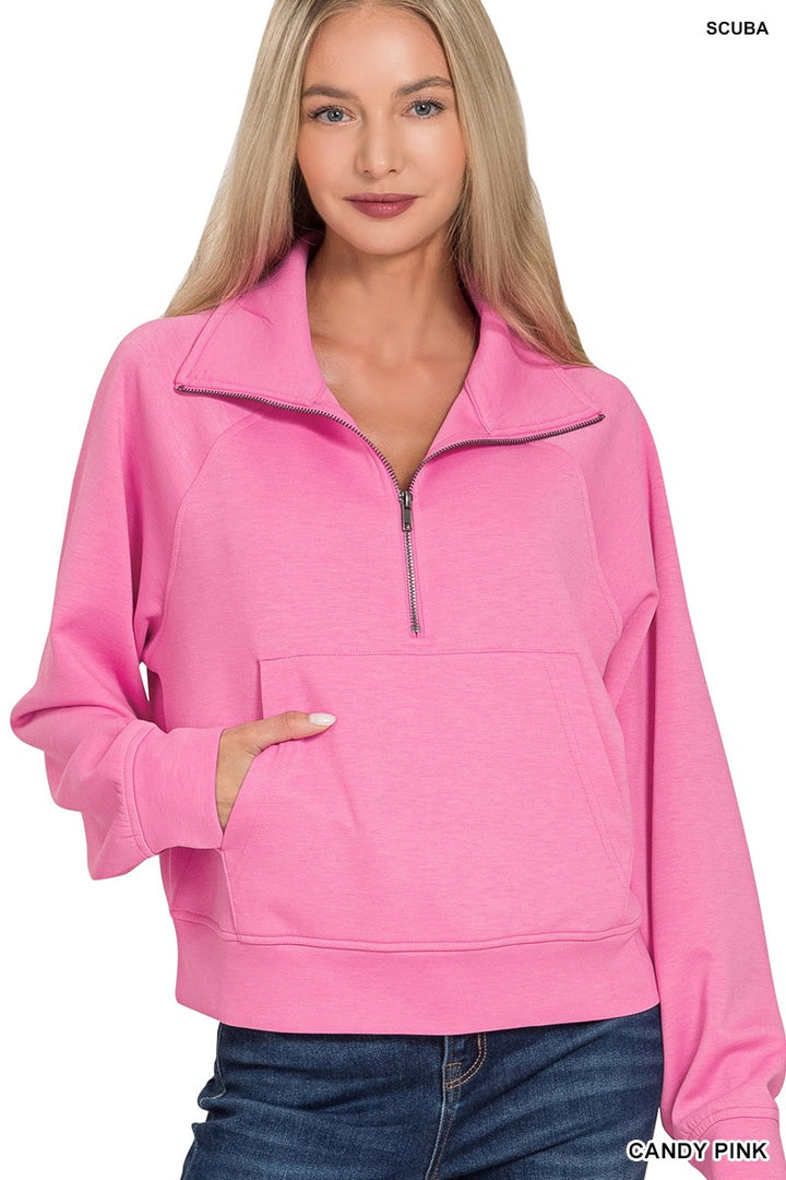 Scuba Zip Pullover
