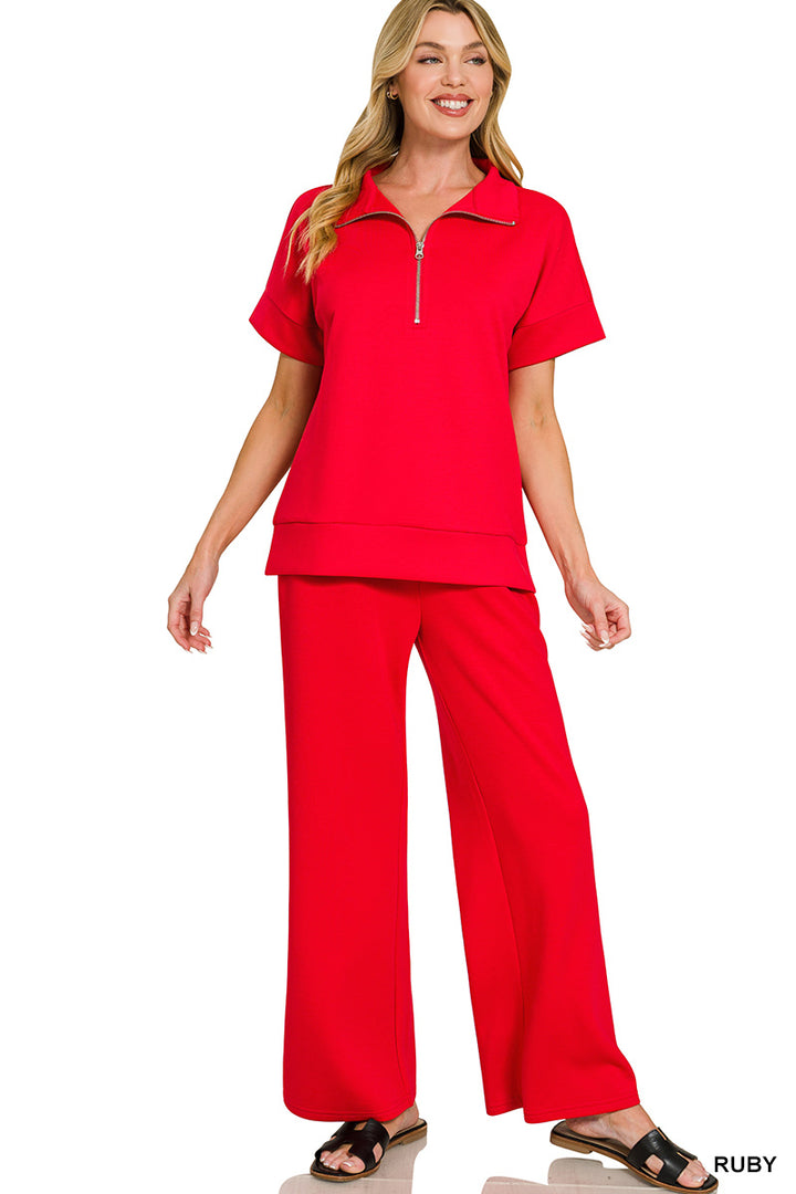 Scuba pant sets