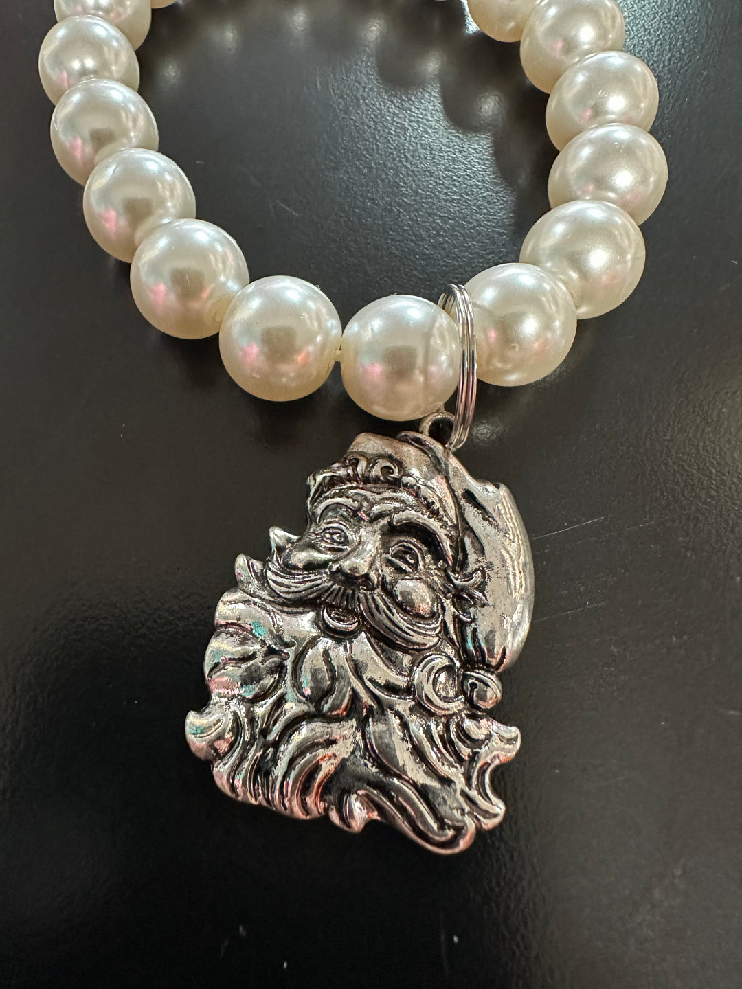 Pearl Christmas Necklace, Bracelet & Earrings