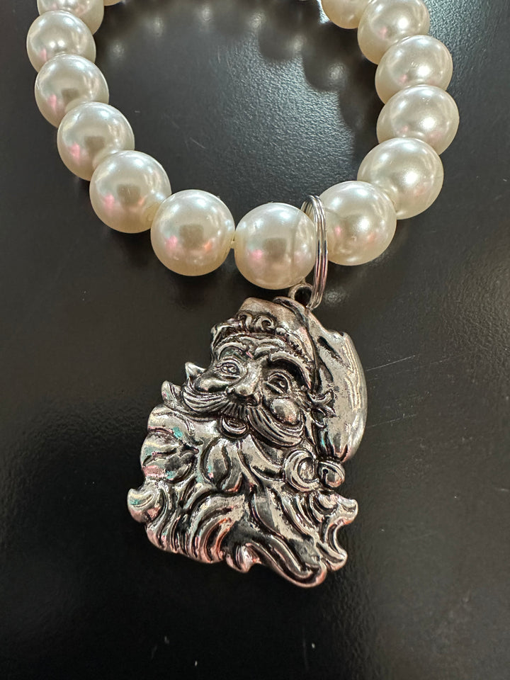 Pearl Christmas Necklace, Bracelet & Earrings