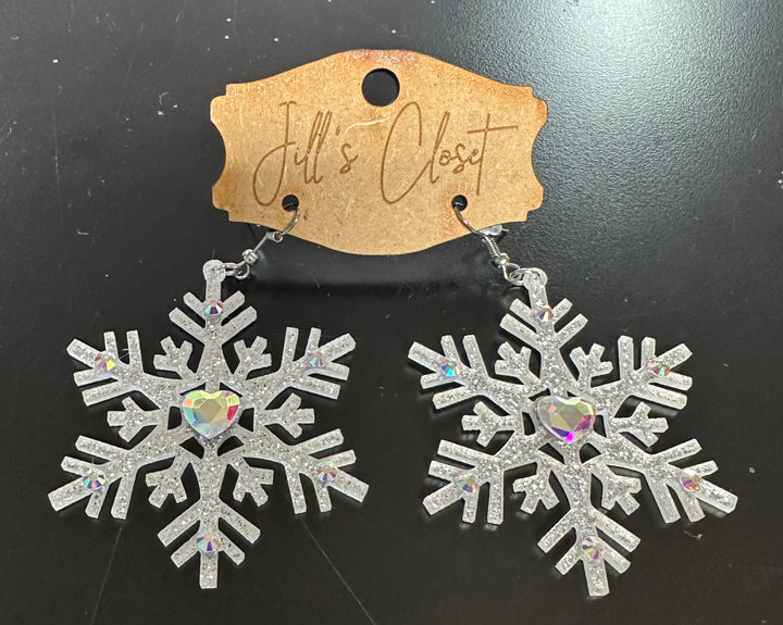 Snowflake earrings