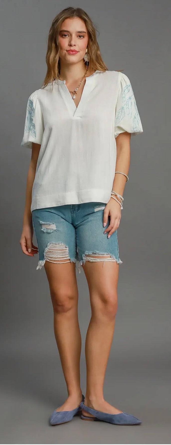 Spring Leaves Top