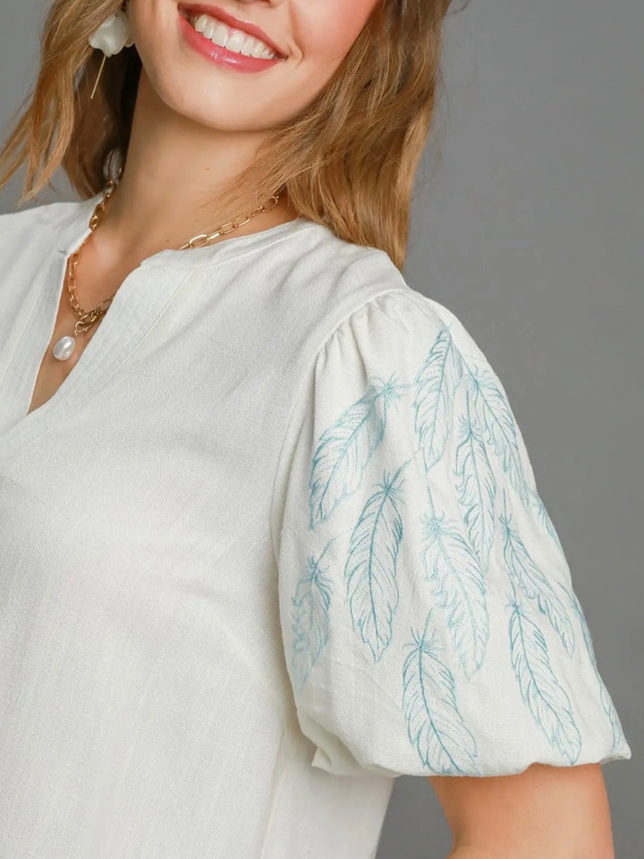 Spring Leaves Top