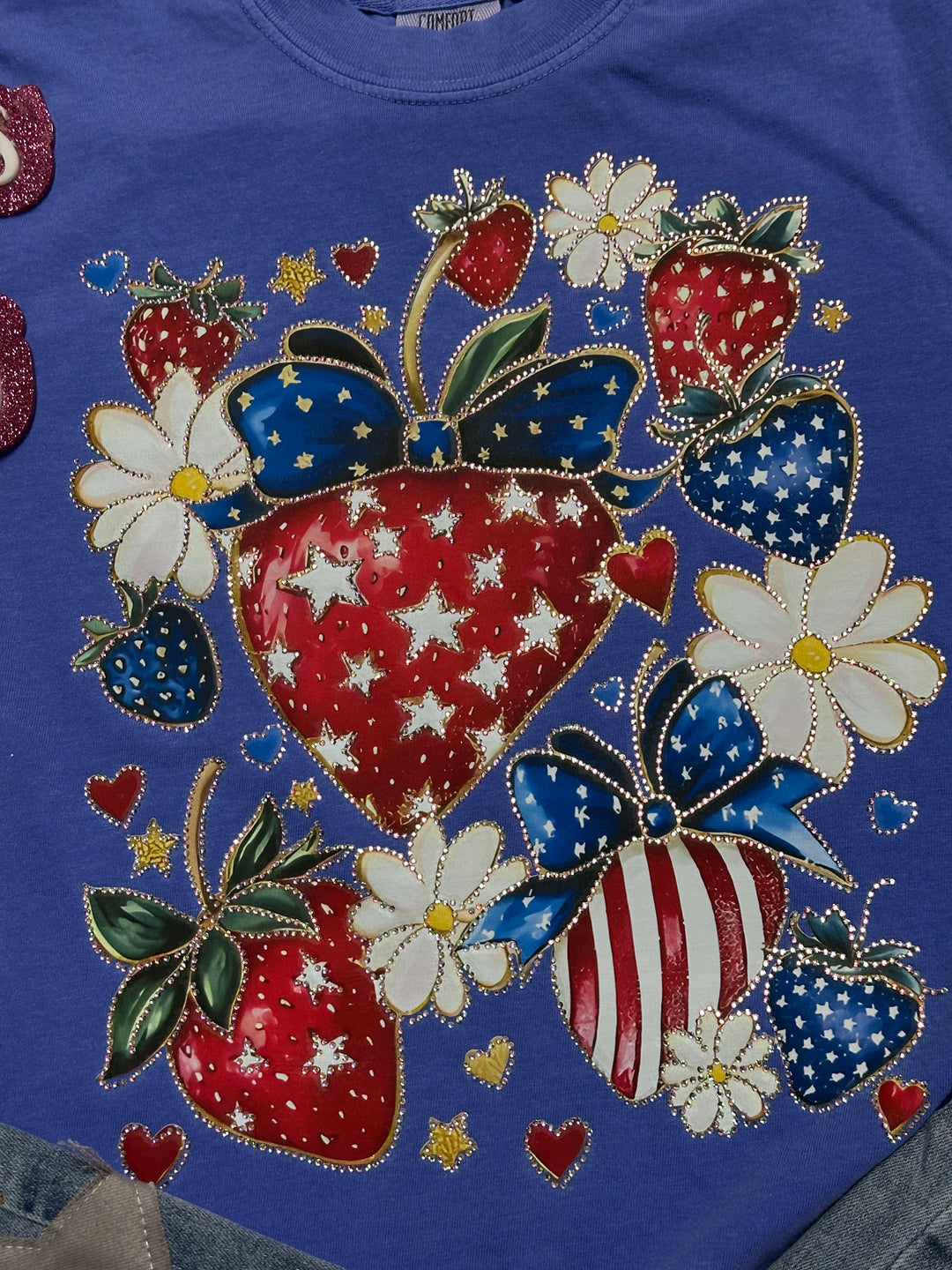 Strawberry sparkles tee