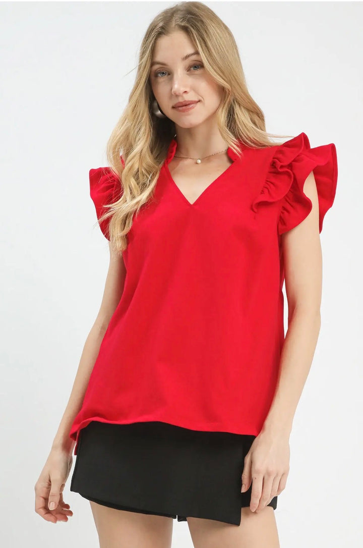 Summer’s Ruffled Top