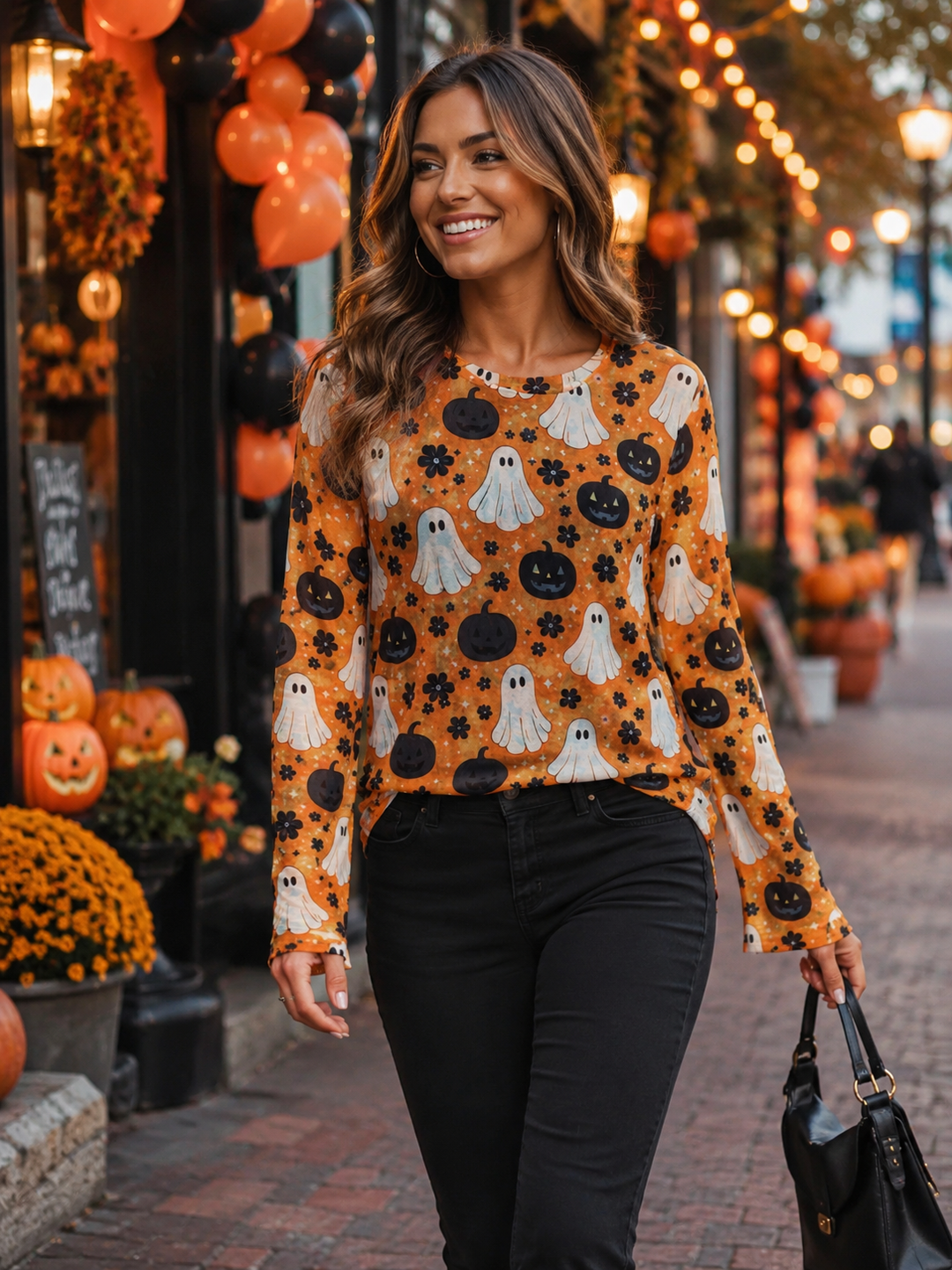 Susie’s Halloween Mesh Top