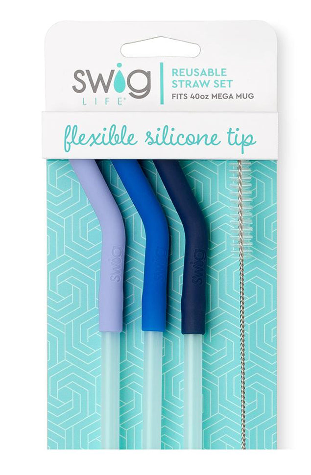Swig Mega Mug straw set