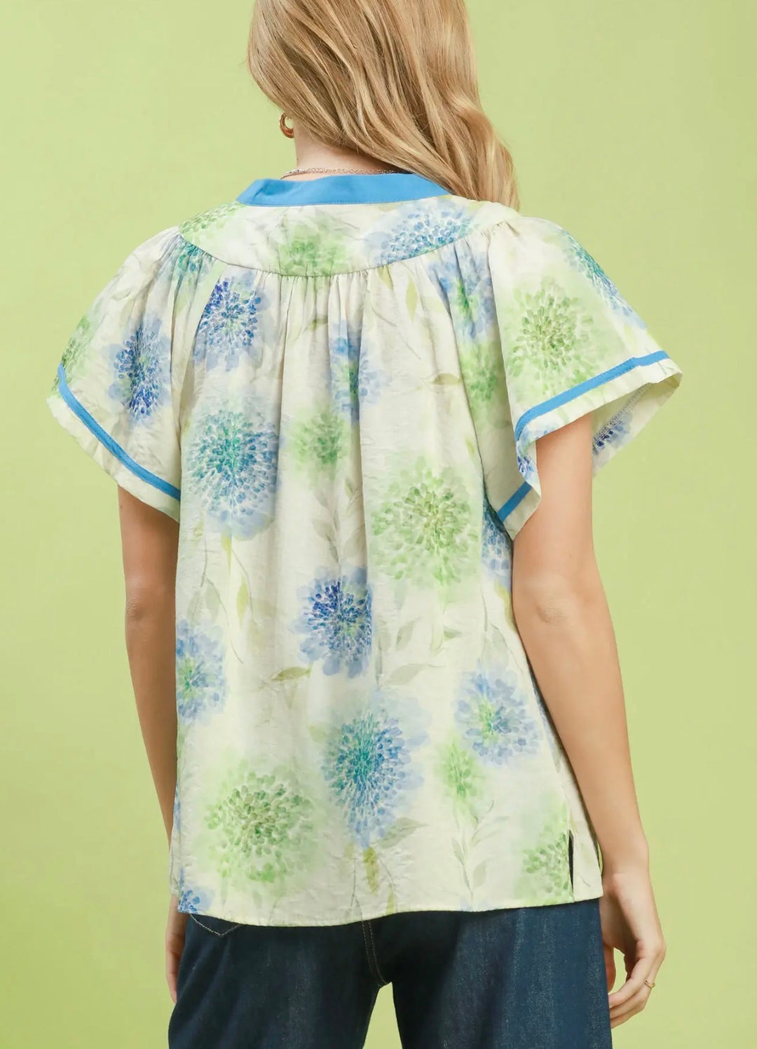 Texas Hills Flowers Blouse