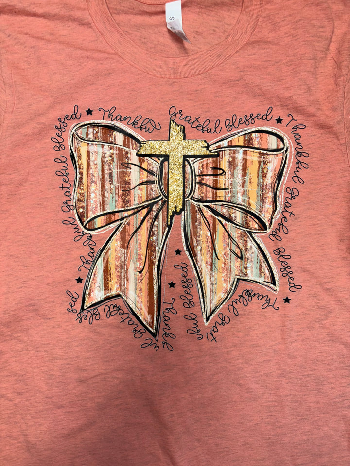 Thankful Grateful and Blessed Tee