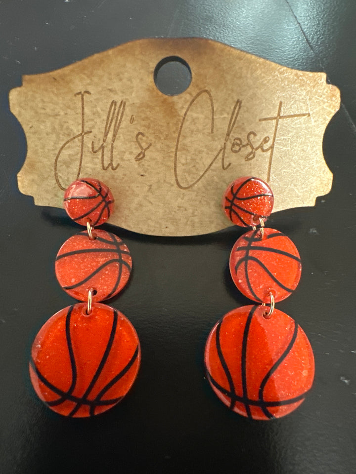 Basketball Earrings