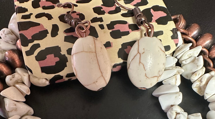 Turquoise Triple Strand Pendant Necklace