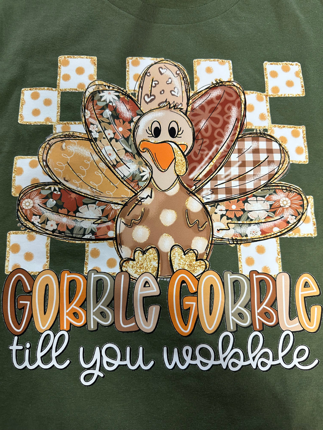 Gobble Patchwork Tee