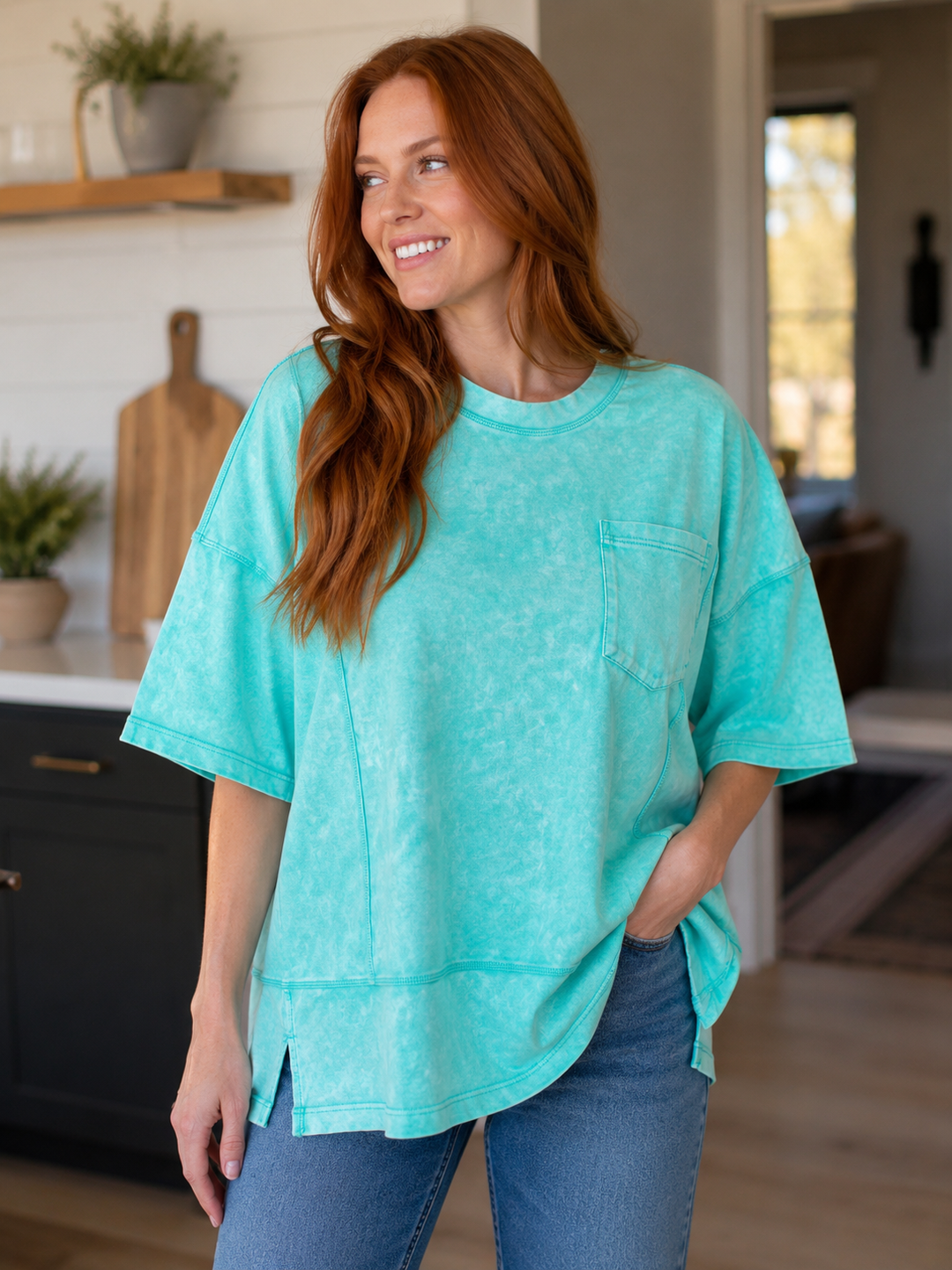 Vintage Mineral Washed Oversized T-shirt