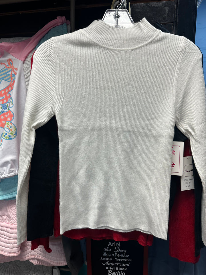 Mock neck top