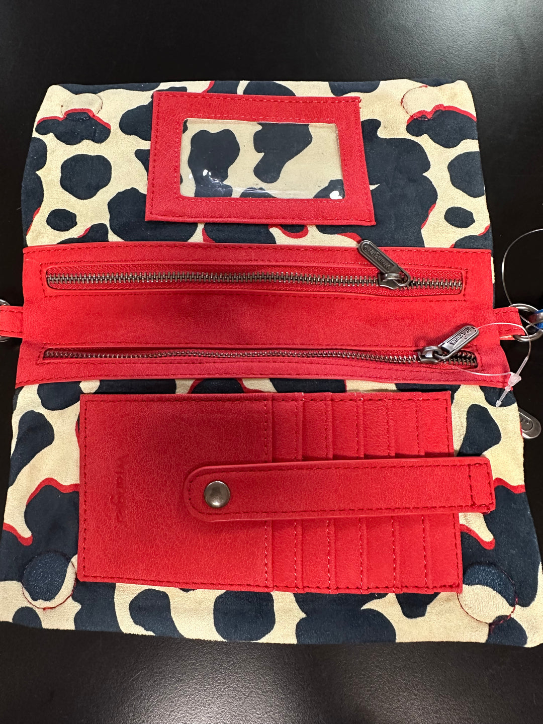 Wrangler Animal Print Crossbody Wallet