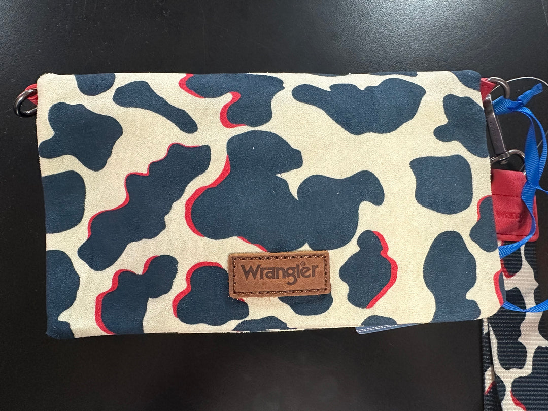 Wrangler Animal Print Crossbody Wallet