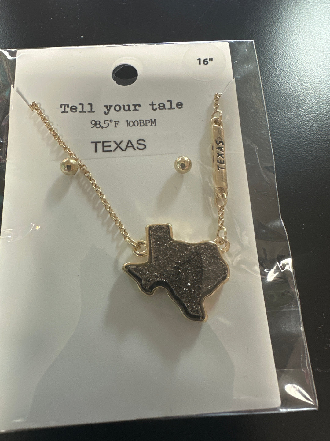 Texas necklace & Earrings Set