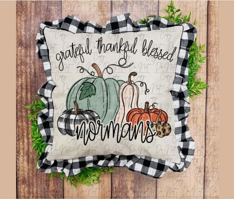 Personalized Pumpkin Patch Pillow Cover