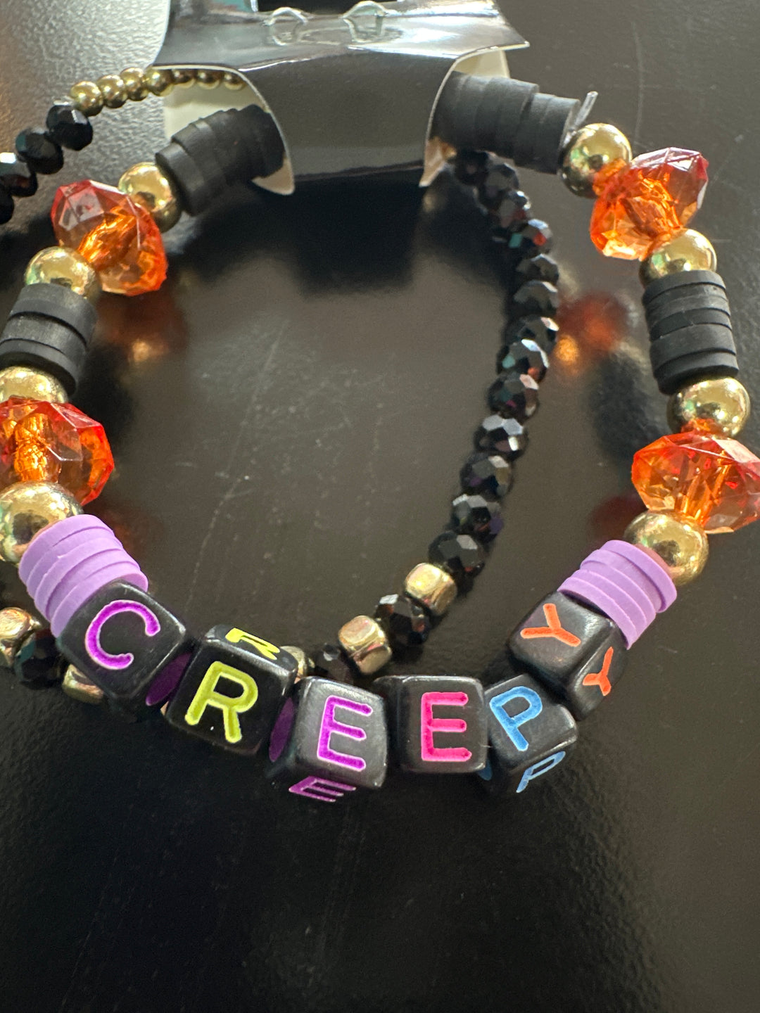 Halloween “Words” Bracelet pair