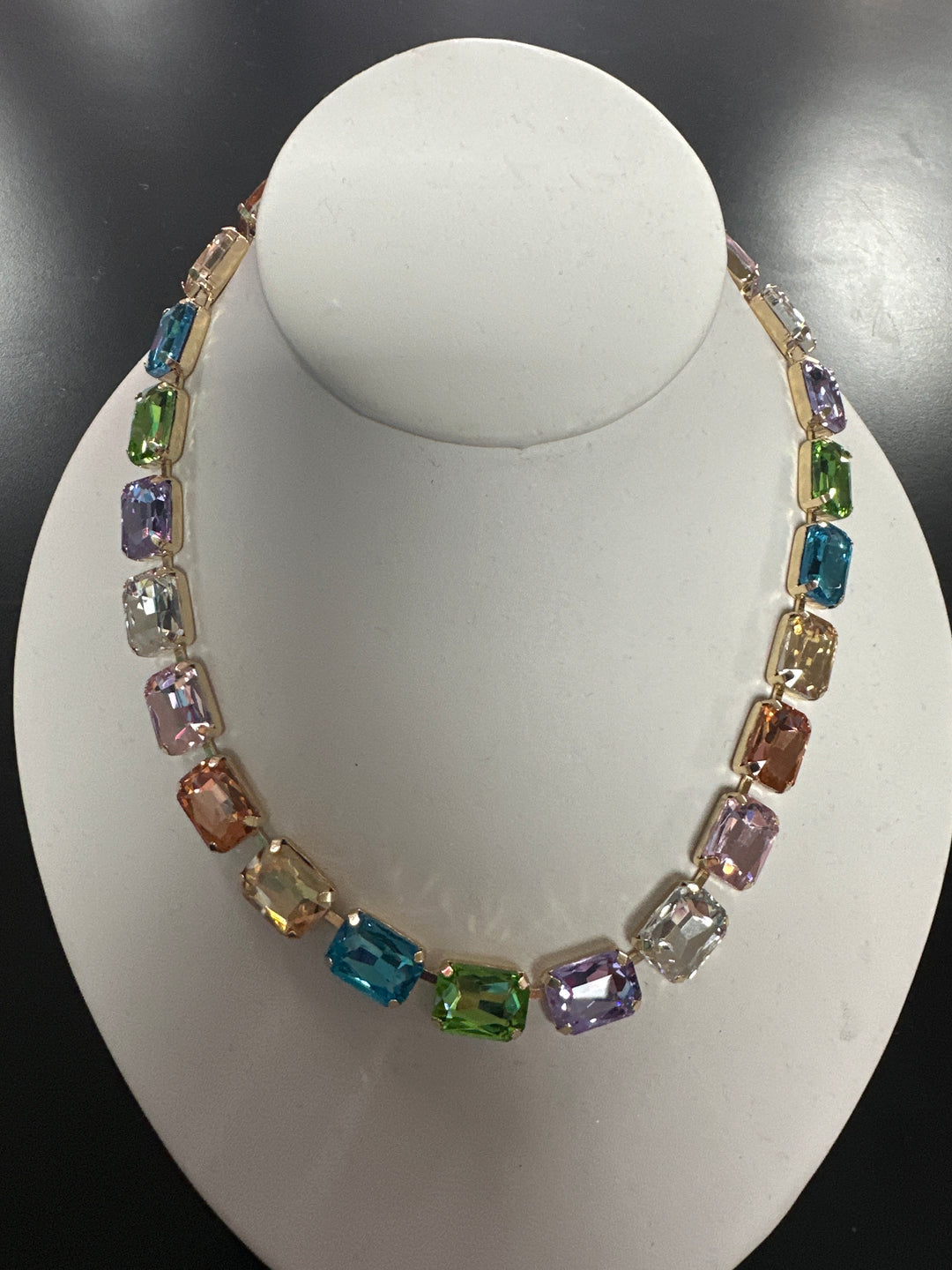 Emma’s Faceted Stone Necklace