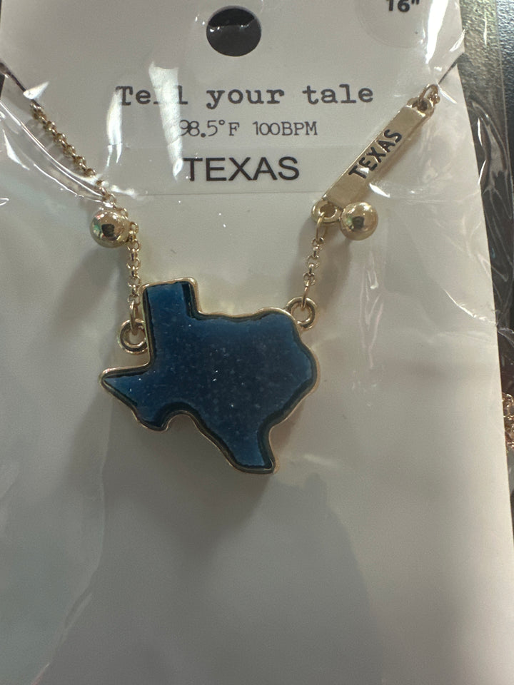 Texas necklace & Earrings Set