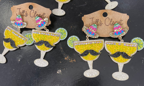 Mr. margarita earrings