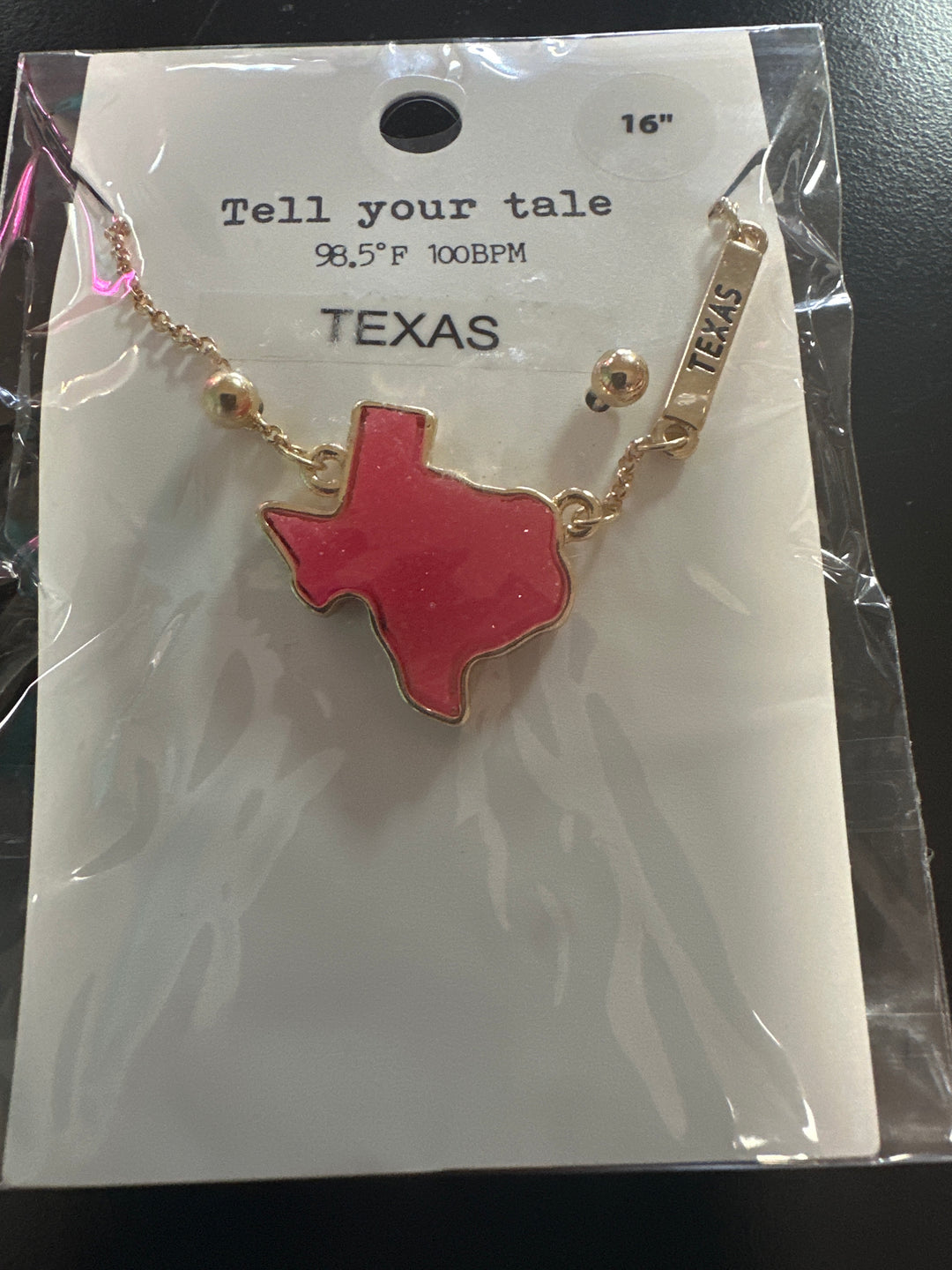 Texas necklace & Earrings Set