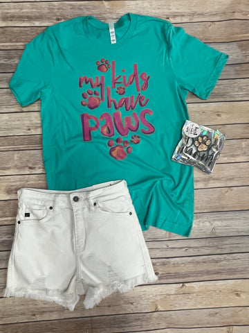 My kids have paws tee