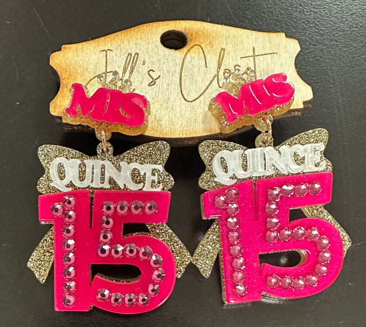 15th Birthday Earrings