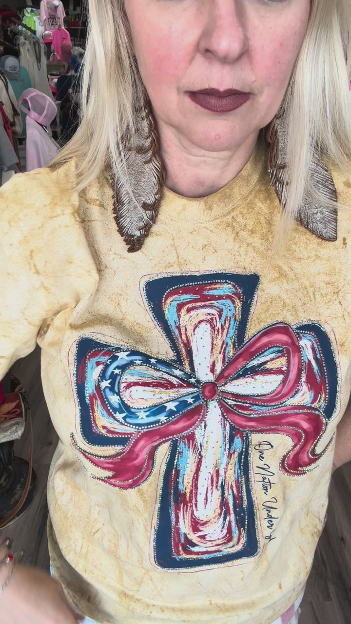 One Nation Cross Tee