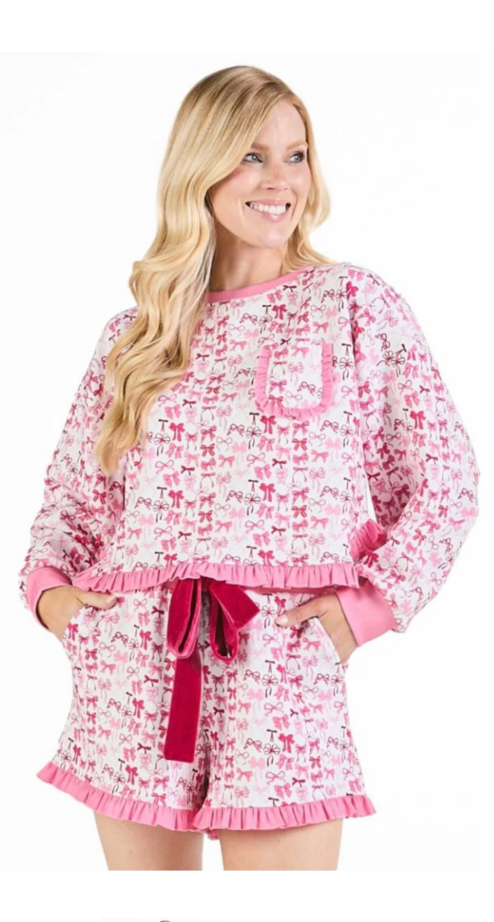 Simply Southern PJ Bow Set