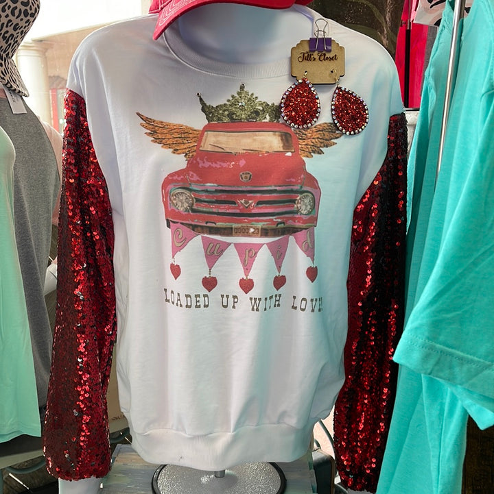 Loads of Love Sequin Shirt