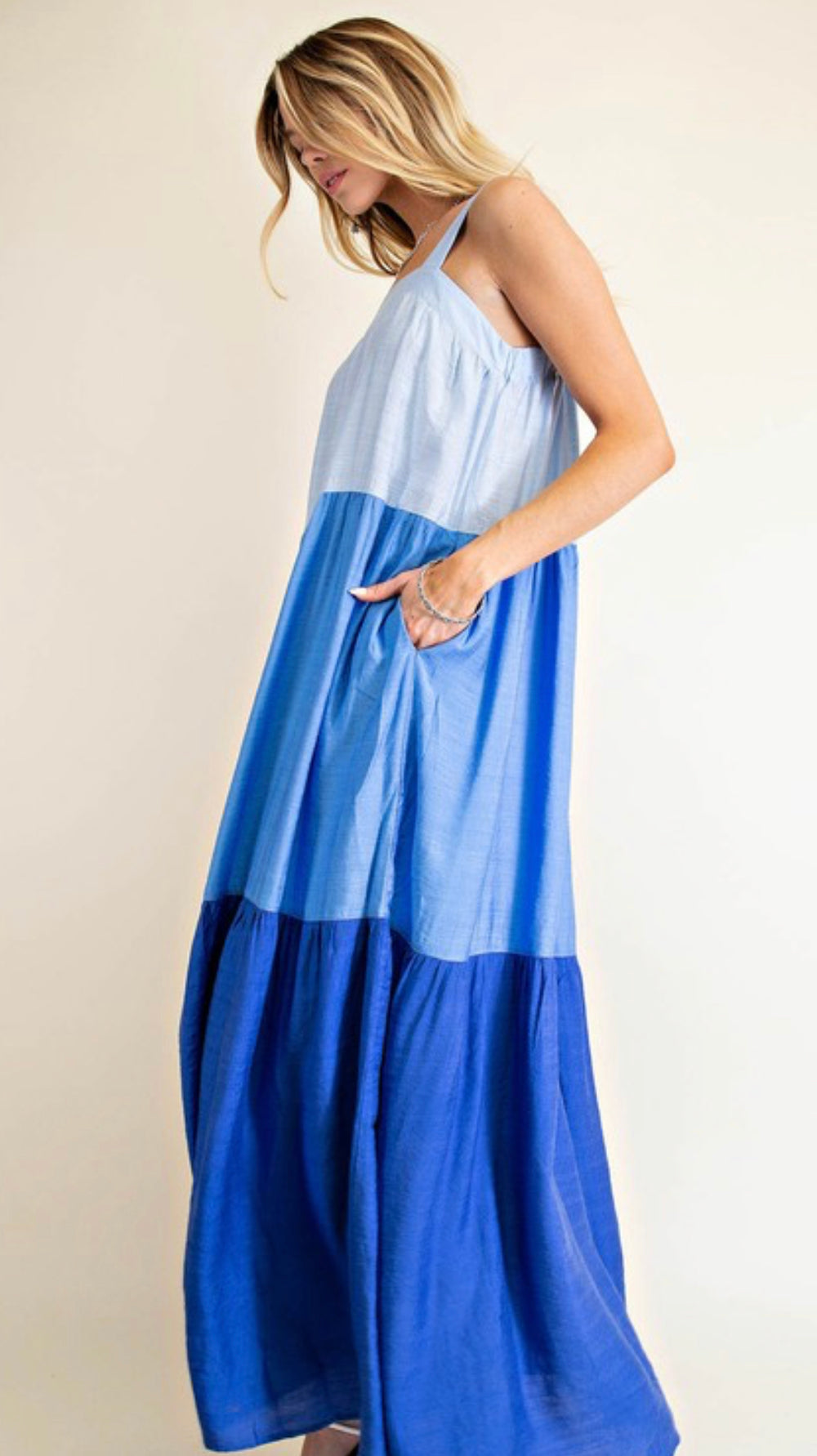 Layers of Blue Maxi