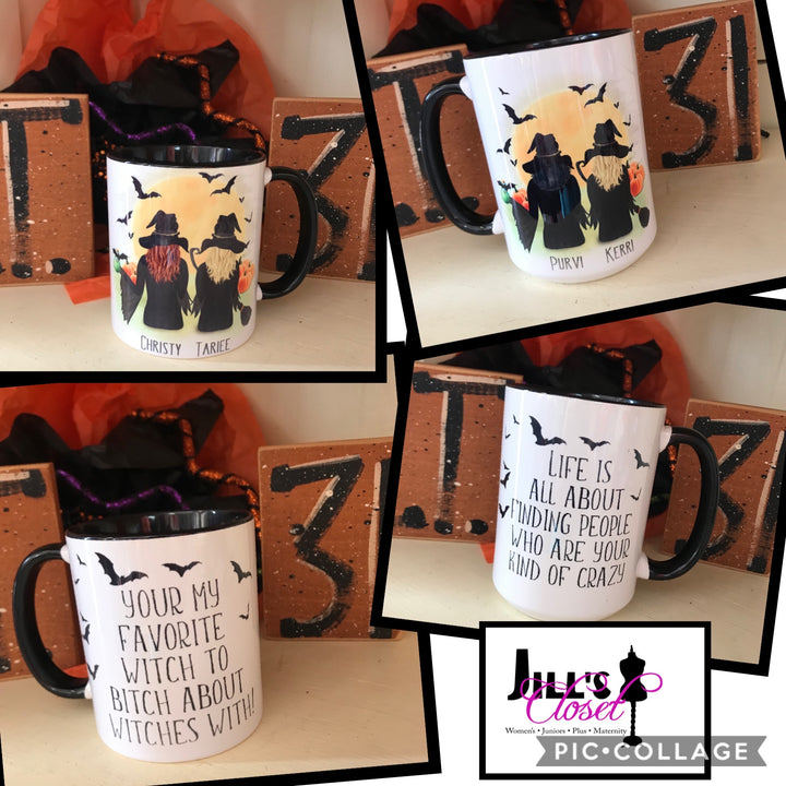 Witchy Friends Halloween Mug