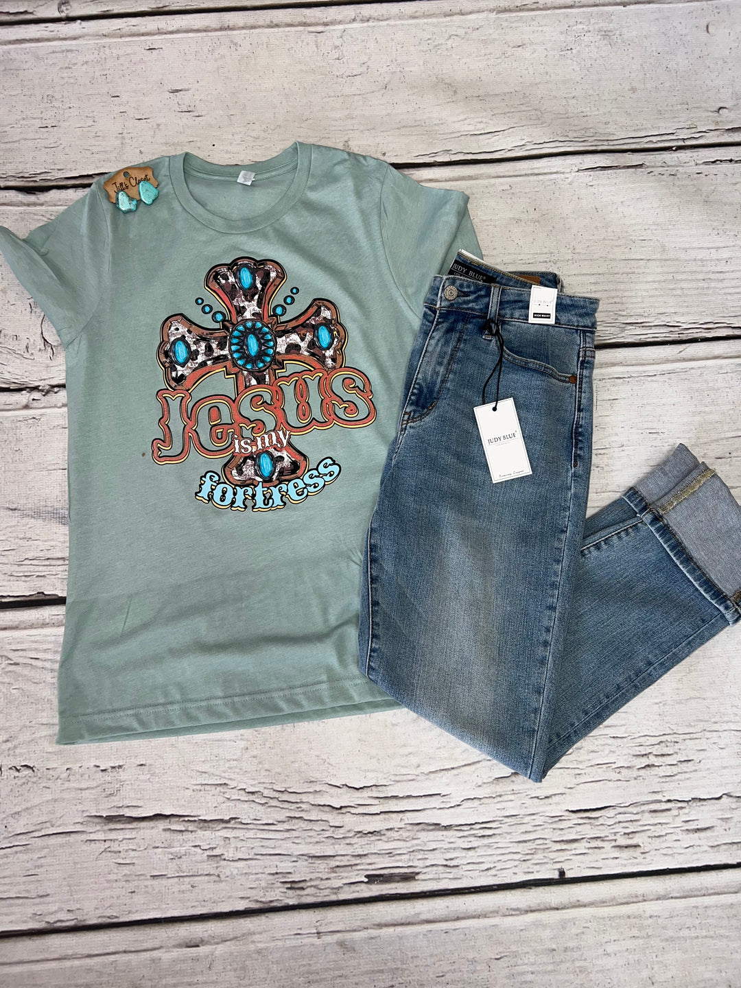 Jesus is my fortress tee