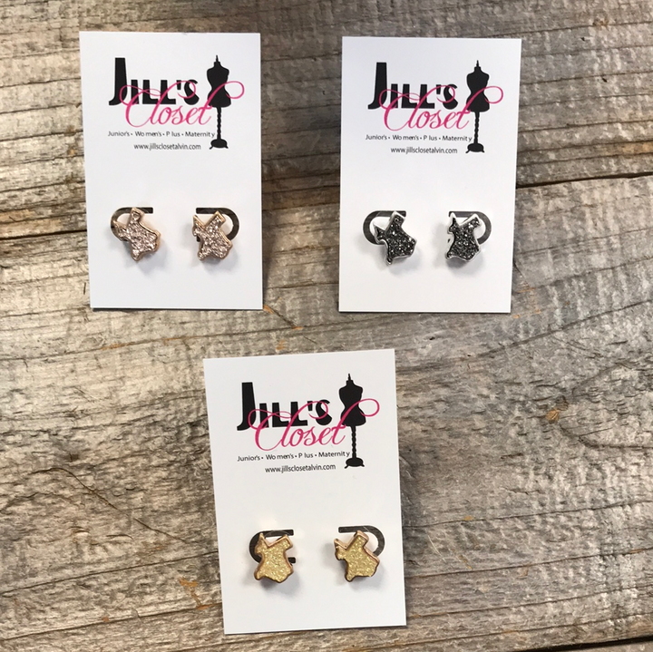 Texas Post Earrings