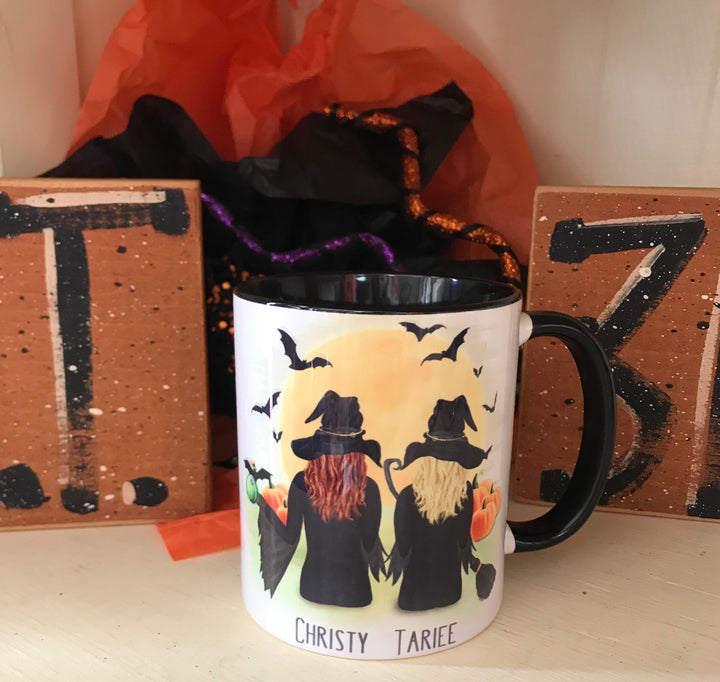 Witchy Friends Halloween Mug