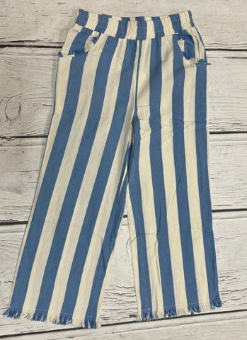 Frayed Stripe pants