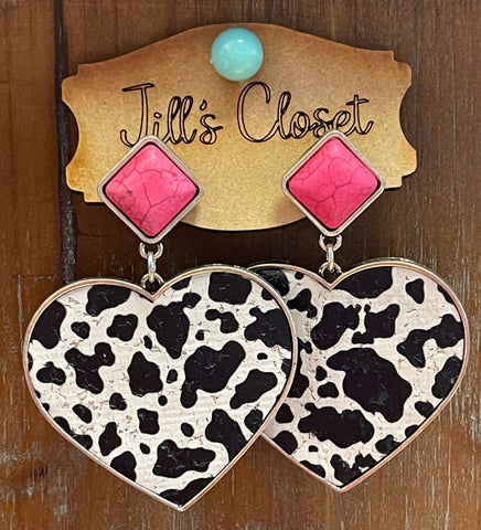 Cowgirl Heart Earrings